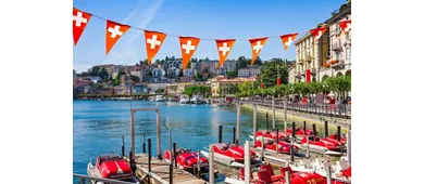 Como, Lugano e Bellagio: crociera privata in barca da Milano