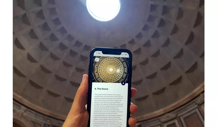 Pantheon di Roma: Biglietto d'ingresso + Audioguida digitale