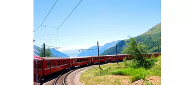 Bernina Red Train Experience from Milan