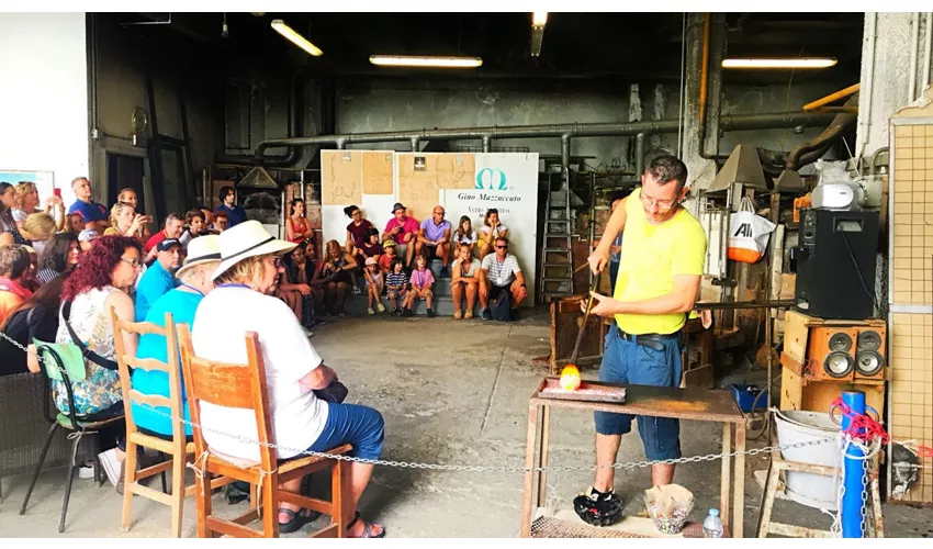 Murano Venice: One-Way Transport + Glass Blowing Demonstration