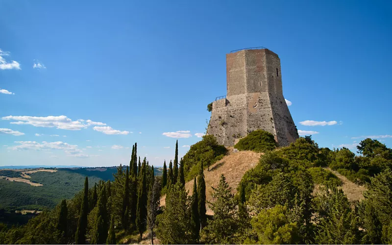 La fortaleza de Castiglione d’Orcia