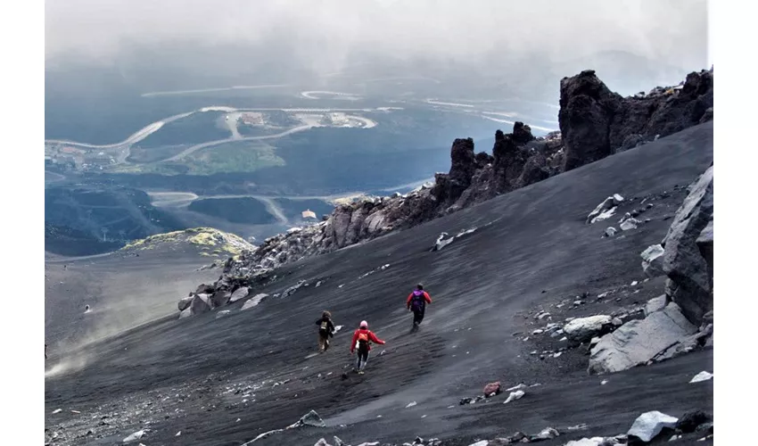 Monte Etna y Cueva del Flujo de Lava: Visita guiada