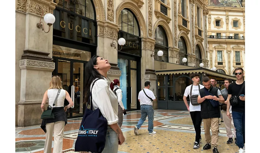 Duomo di Milano e Terrazze: Tour Guidato + Tour a Piedi di Vittorio Emanuele