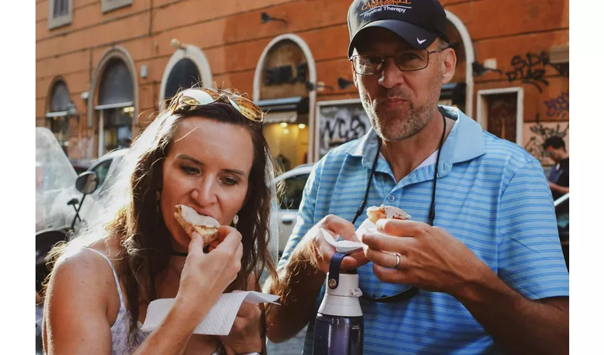 Rome : visite gastronomique guidée + dégustations de mets et de vins