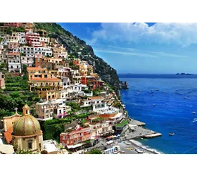 Positano & Amalfi Coast: Guided Day Trip by High-Speed Train from Rome
