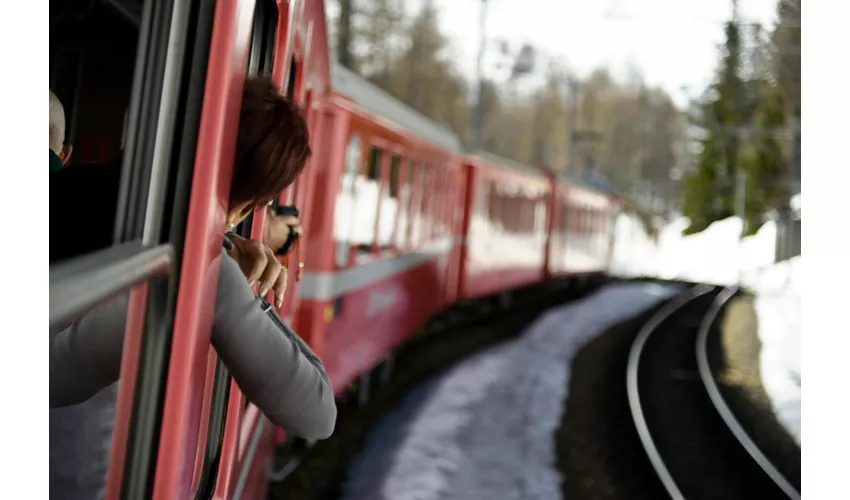 Tren Rojo Bernina: Ida y vuelta desde Milán