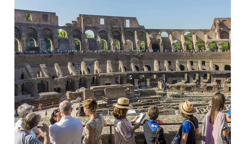 Colosseo, Arena, Foro Romano e Palatino + Audioguida