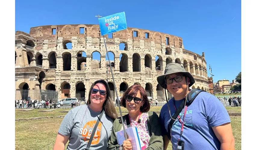 Coliseo, Arena, Foro Romano y monte Palatino + Tour guiado