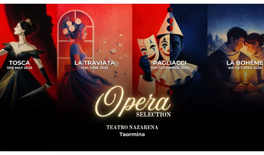 Opéra italien de Taormina : Sélection de spectacles + collations et boissons