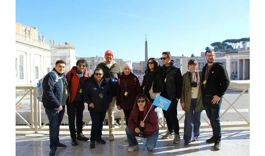 Musei Vaticani e Basilica di San Pietro: Visita veloce + Tour guidato semi-privato