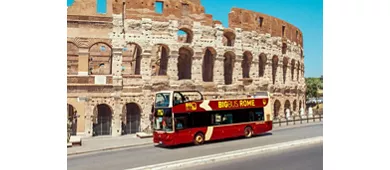 Colosseum, Roman Forum & Palatine Hill + Hop-on Hop-off Bus Tour