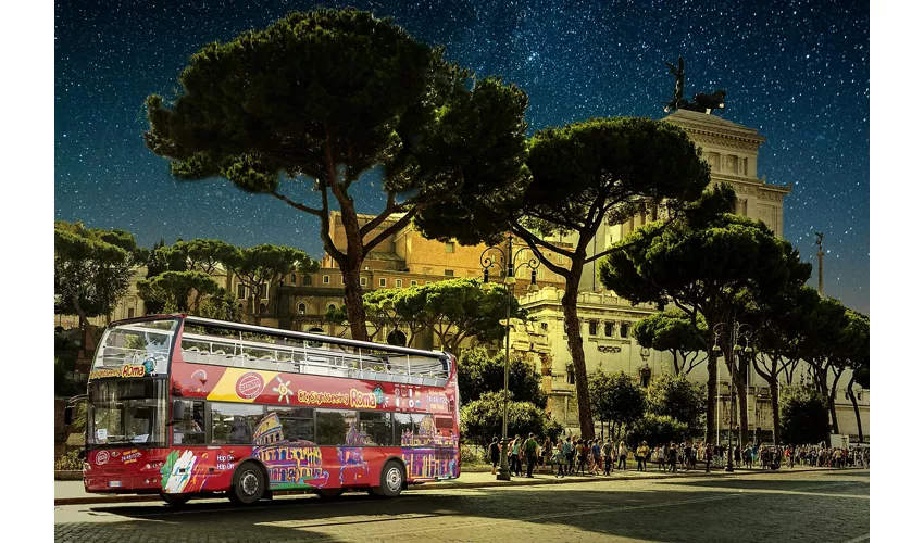 Roma: Visita nocturna en autobús