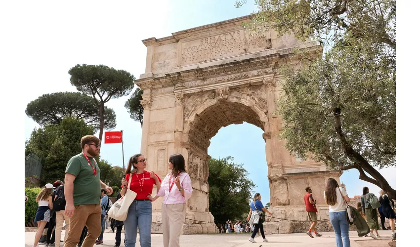 Colosseo, Foro Romano e Palatino + Tour guidato