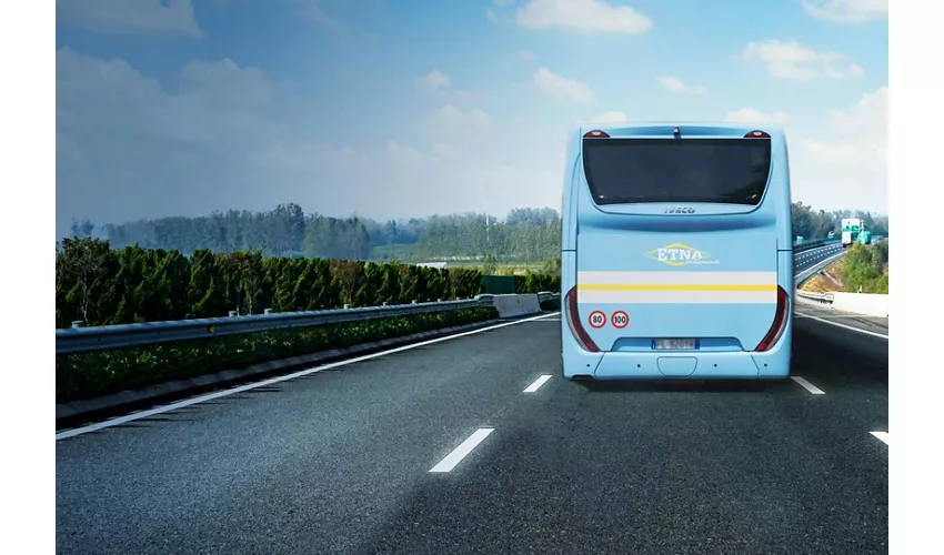 Catania Fontanarossa Airport: Bus Transfer from Taormina Bus Terminal to Airport