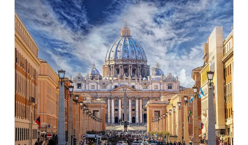 St. Peter’s Basilica with Audio Guide, Dome Climb & Vatican Museums Entry