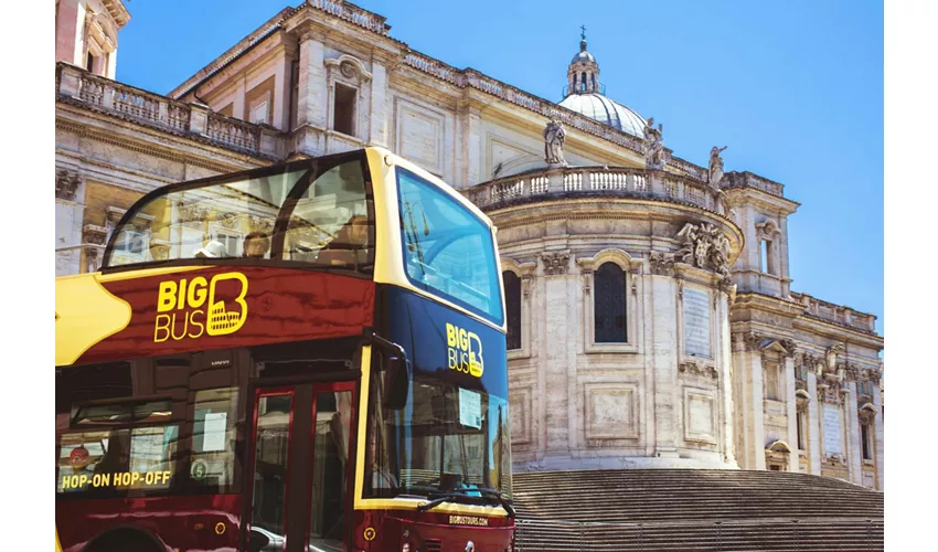 Rome: Hop-on Hop-off Bus Tour + Civitavecchia Cruise Port Transfer
