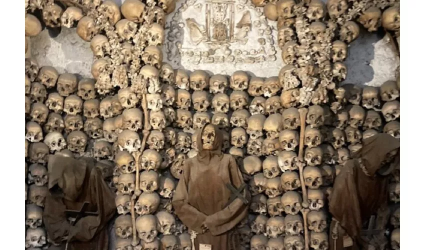 Cripta de los Capuchinos y Catacumbas Romanas: Visita guiada + Traslado