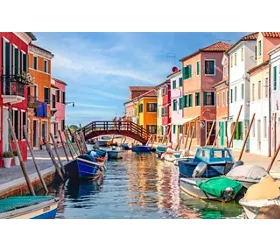 Murano e Burano: Dimostrazione di soffiatura del vetro + trasferimento