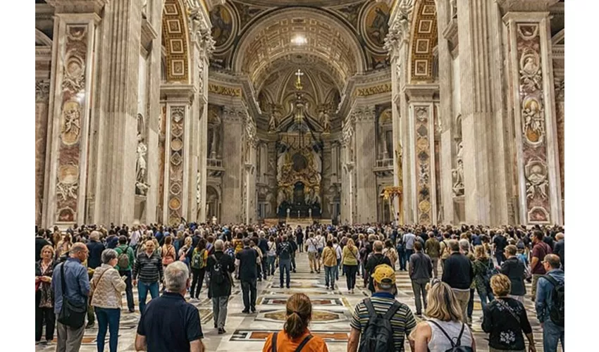 Basilica di San Pietro: Biglietto salta-coda + Audioguida