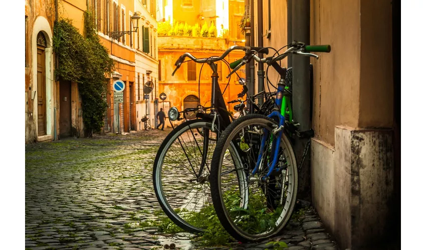 Roma: Tour della città in bicicletta elettrica + cibo di strada locale