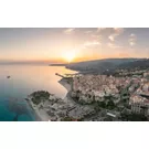 Sea of Calabria at sunset