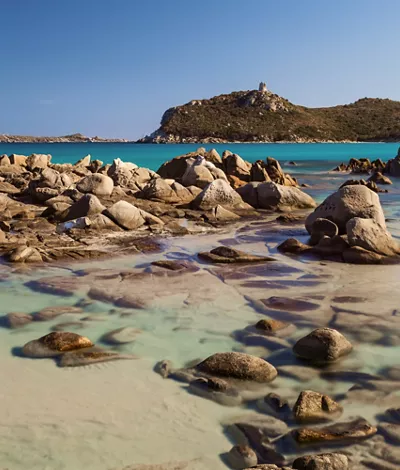 Spiaggia di Simius a Sud della Sardegna
