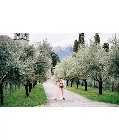Wedding in winter in Northern Italy