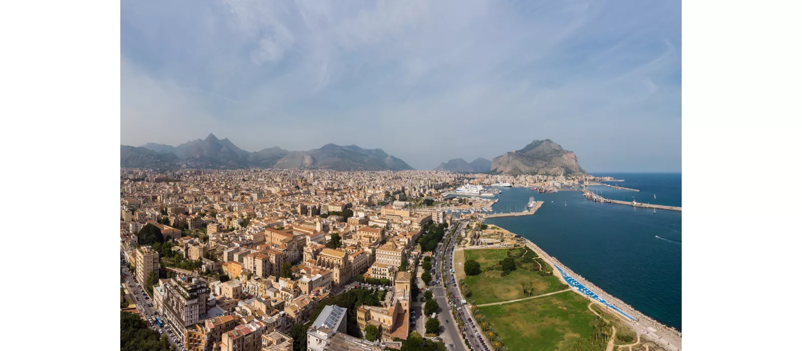 Palermo, the waterfront and the port