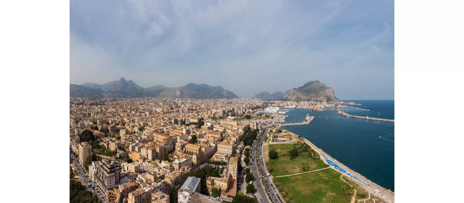 Palermo, il lungomare e il porto