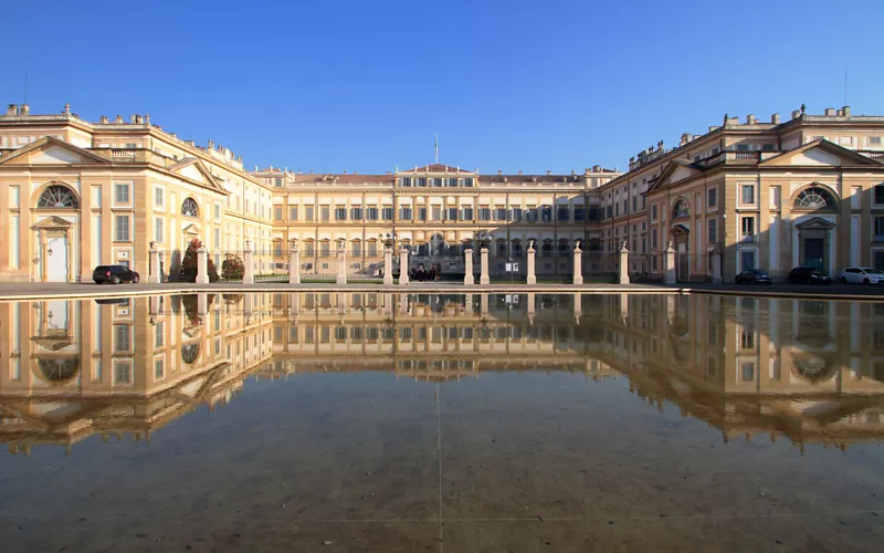In Monza mit dem Maler Francesco Hayez