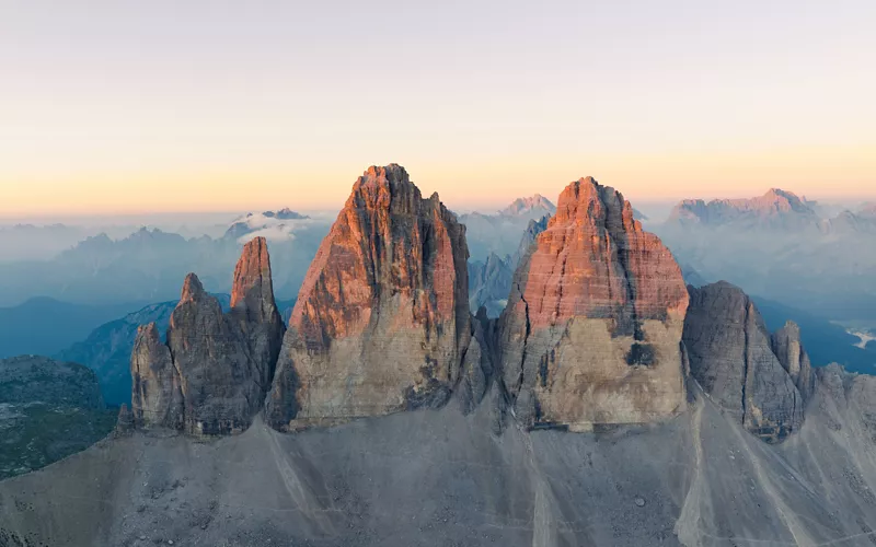 alba nelle dolomiti