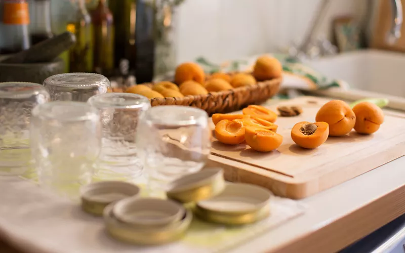 Auch die Marmelade ist eine Delikatesse