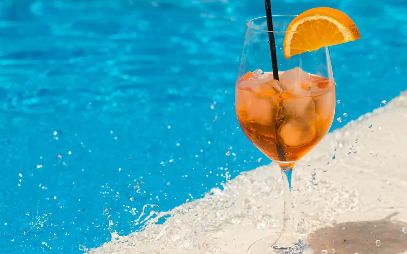 Aperitivo em chinelos