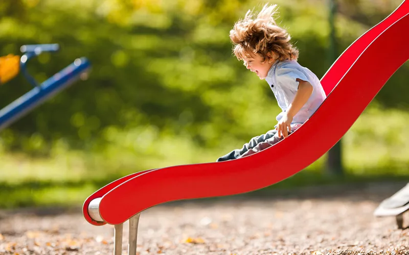 Es gibt auch einen Spielplatz für die Kleinsten