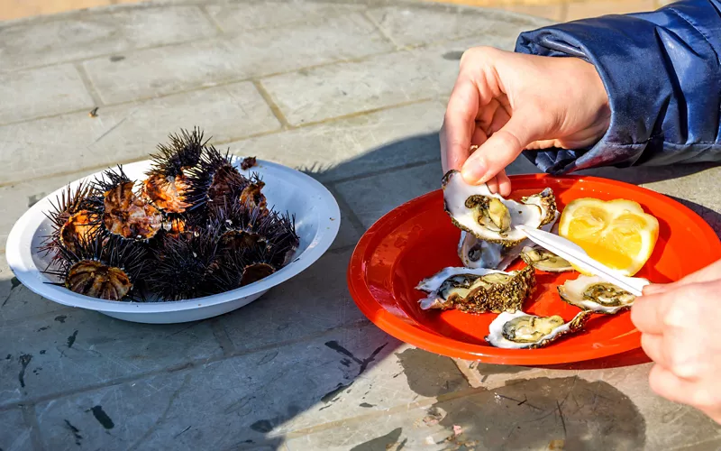 Bari fisherman breakfast