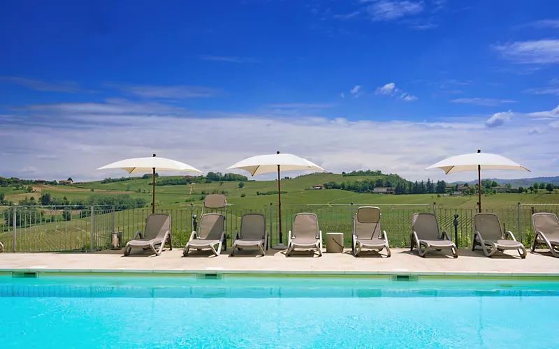 In Biella auf dem Landgut Il Giocco