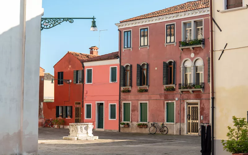 The village of Malamocco: a miniature Venice.