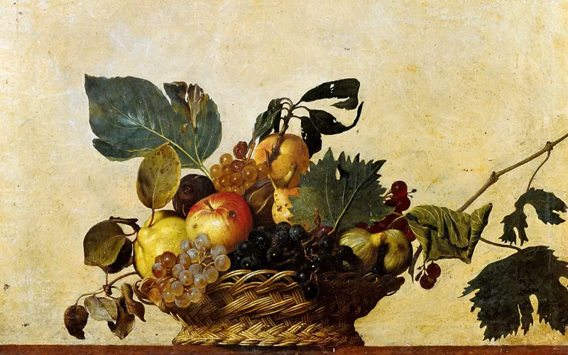 Canestra di frutta, opera di Caravaggio