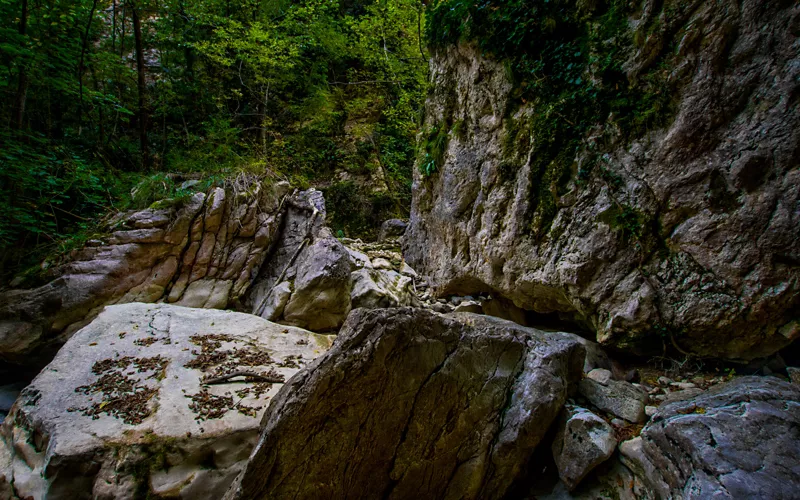 The Lu Caccheme waterfall