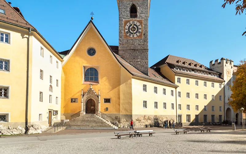 Old Town with its main road, shops, and castle