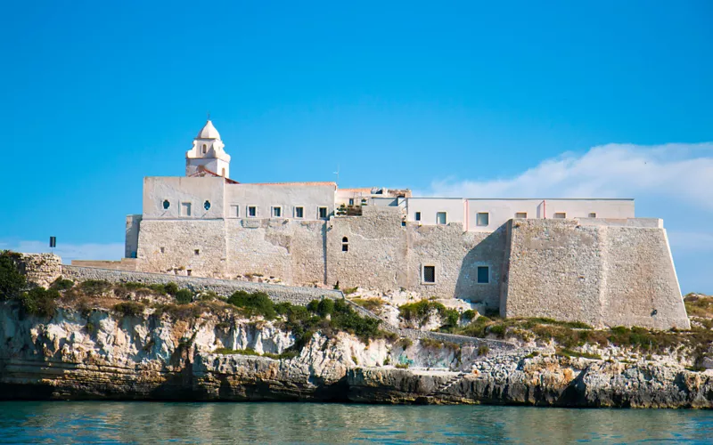 A castle in a panoramic position