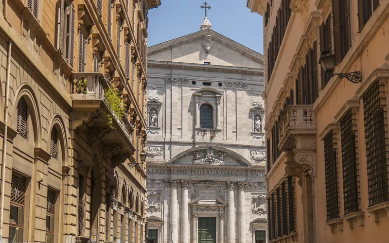 In Umbertine Rome, at the "Chiesa Nuova" of Santa Maria in Vallicella