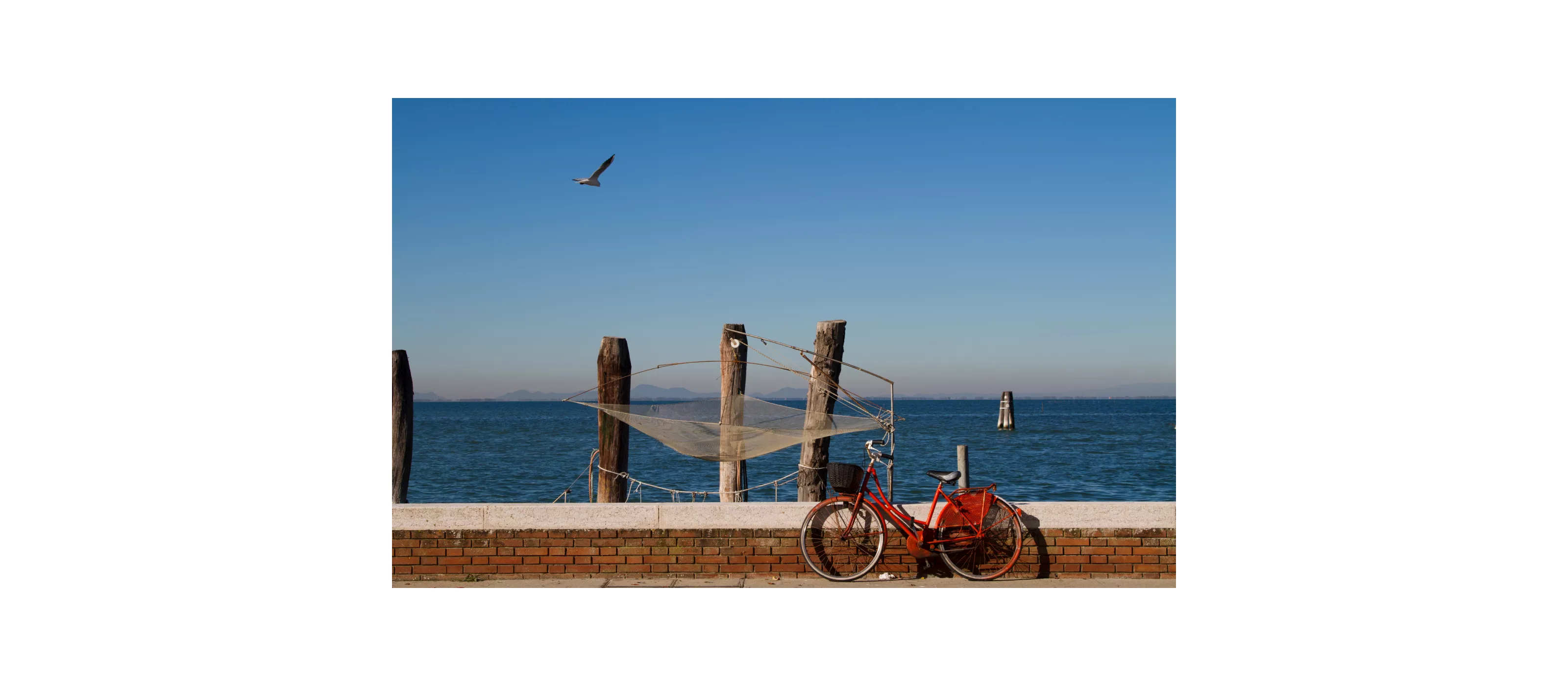 Ao longo da Ciclovia das Ilhas de Veneza