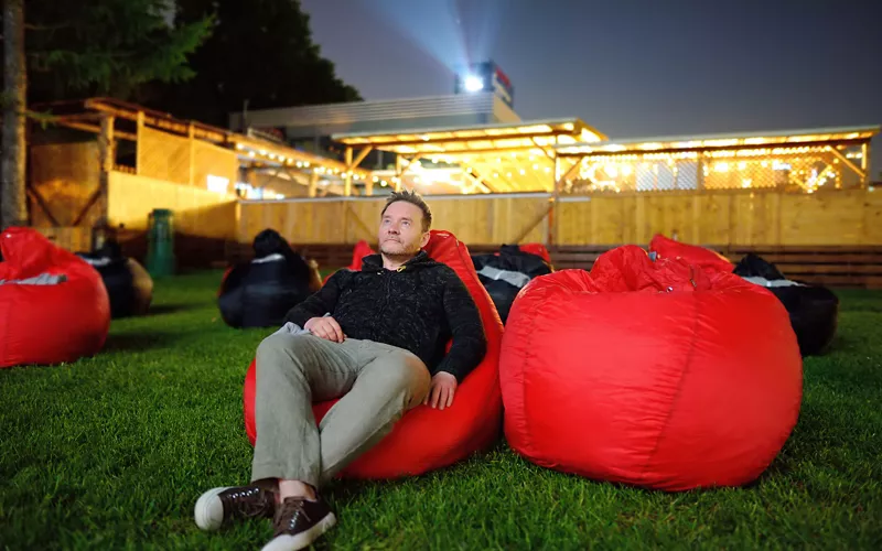 Cine al aire libre en el Lacio