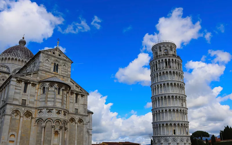 Pisa and the leaning tower