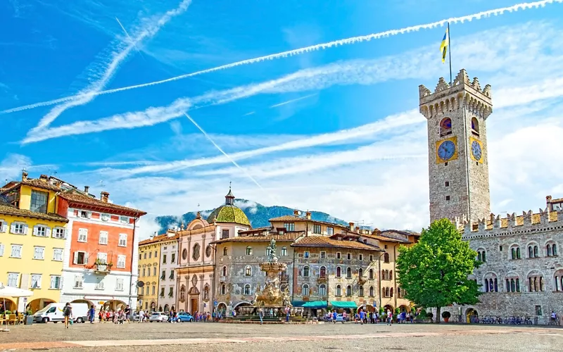 Main cities in Trentino