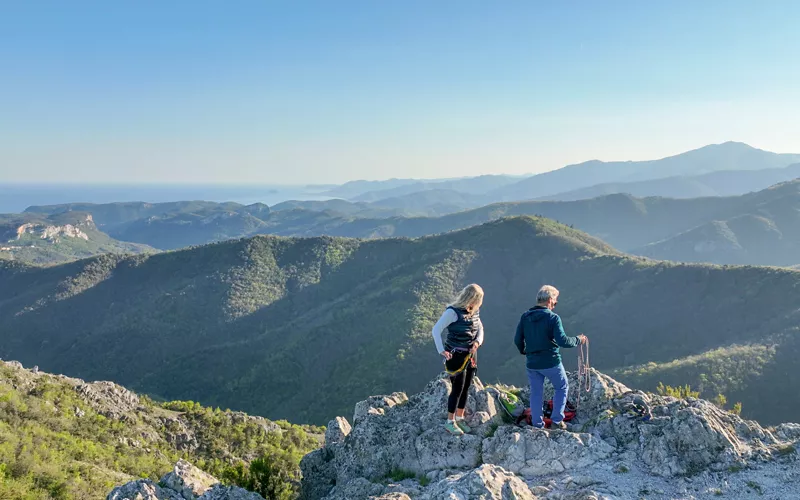 Um pouco de escalada, um pouco de trekking