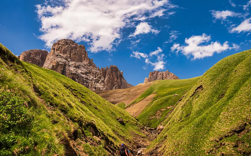 Las laderas de Col Rodella y Belvedere