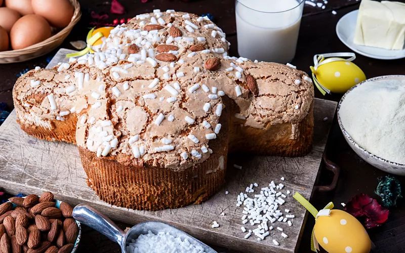 Paloma de Pascua, dulce italiano de Pascua