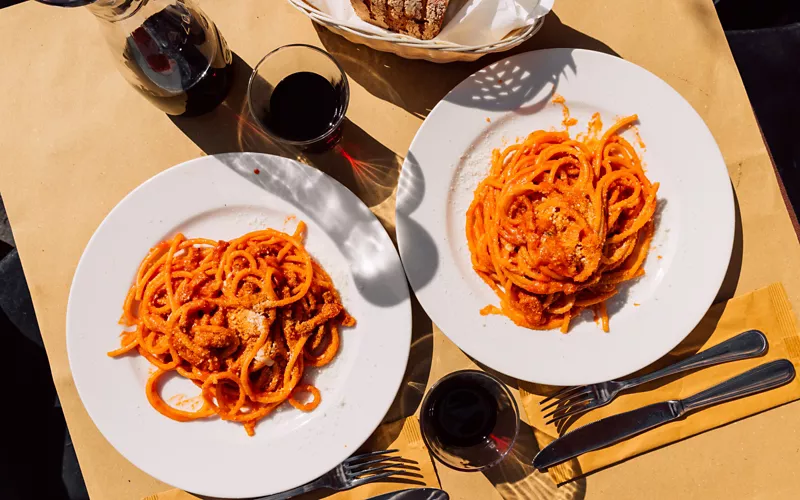 bucatini all'amatriciana